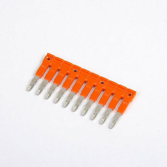 ONKA 1.5/10 Plug-in 10-way comb bridge, insulated, universal (for spring and screw terminals 1.5 mm2), 1060104