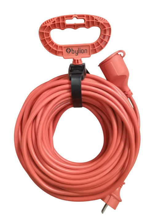 15 m extension cable with Schuko connector