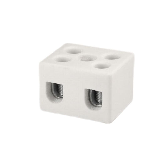 ONKA 4-6mm2 / 2-koľajový steatitový / keramický / porcelánový konektor - PORCELÁNOVÝ TERMINÁLOVÝ BLOK, 1070004