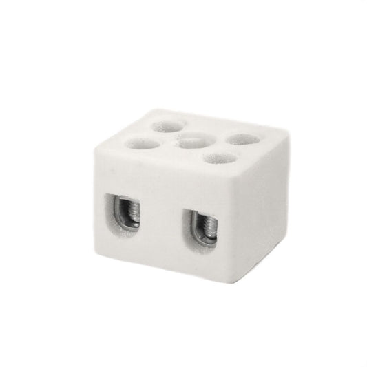 ONKA 2,5-4 mm2 / 2-koľajový steatitový / keramický / porcelánový konektor - PORCELÁNOVÝ TERMINÁLOVÝ BLOK, 1070002