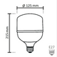 NOAS 50W (350W) LED žárovka TORCH typ, Studená bílá / 6500K, 4290 Lm, YL95-5001