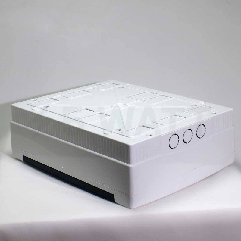 ARS Modular Distribution Board 16 MOD (16 fuses), surface-mounted distribution cabinet, plastic, transparent doors IP40, 341205