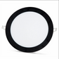 2 pcs - SLIM LED panel black frame cool white /6500K 18W / 1620Lm round recessed circular (power supply included) 6500K YL10-1800-S