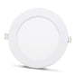 2 ks SLIM LED panel studená bílá /6500K 12W / 1080Lm kruhový vestavný kulatý (napájecí zdroj součástí sestavy) 6500K YL10-1200