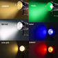 NOAS studená bílá zahradní lampa reflektor zapichovací světla zemní LED sloupek 5W 450Lm 6500K YL74-0501