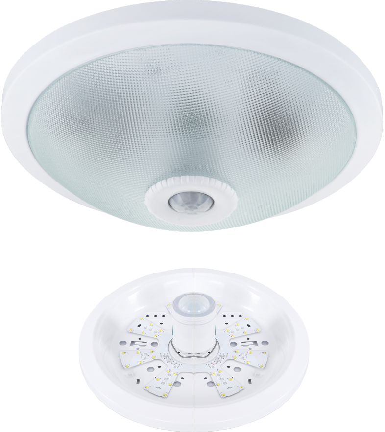 LED Plafoniera 18W s PIR senzorom pohybu Okrúhle svietidlo s IR senzorom