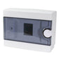 ARS Modular Distribution Board 2-6 MOD (6 fuses), surface-mounted distribution cabinet, plastic, transparent doors IP40, 341212