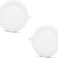 2 ks SLIM LED panel studená bílá /6500K 15W / 1350Lm kruhový vestavný kulatý (napájecí zdroj součástí sestavy) 6500K YL10-1500