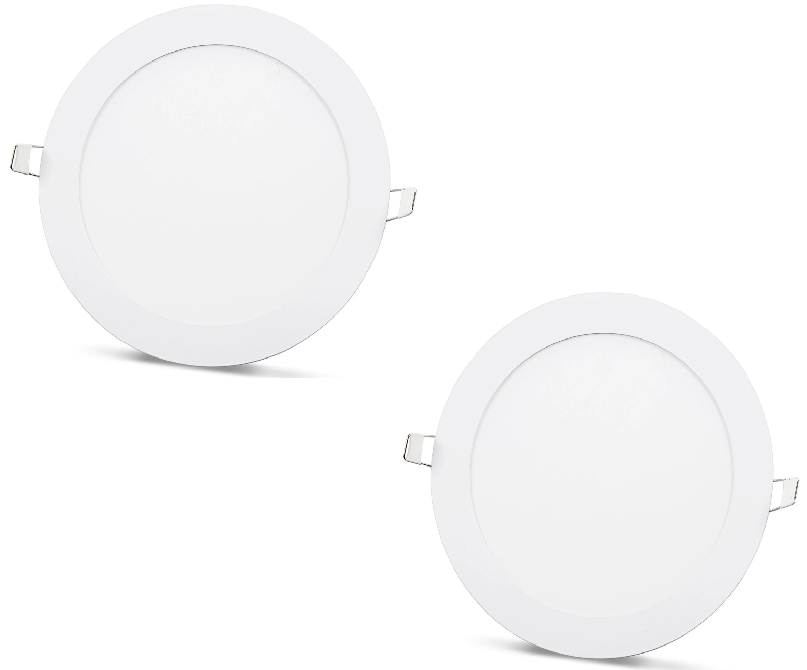 2 ks SLIM LED panel studená bílá /6500K 15W / 1350Lm kruhový vestavný kulatý (napájecí zdroj součástí sestavy) 6500K YL10-1500