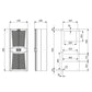 Air conditioning for switchboards / Cooler 2500W, PAD2550.01, Plastim