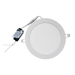 2 ks - SLIM LED panel studená bílá /6500K 18W / 1620Lm kruhový vestavný kulatý (napájecí zdroj součástí sestavy) 6500K YL10-1800