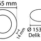 2 ks SLIM LED panel studená bílá /6500K 12W / 1080Lm kruhový vestavný kulatý (napájecí zdroj součástí sestavy) 6500K YL10-1200