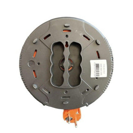 Compact extension cable with reel, 5 m cable with 4 sockets IP20 + USB + thermal fuse + child protection, 3x1mm2, grounding type SCHUKO, PHE-05310-F-USB