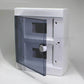ARS Modular Distribution Board 16 MOD (16 fuses), surface-mounted distribution cabinet, plastic, transparent doors IP40, 341205