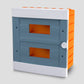 ARS Modular Distribution Board 24 MOD (24 fuses), flush-mounted plastic distribution cabinet, transparent doors IP40, 341208