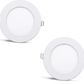 2 ks SLIM LED panel studená bílá /6500K 12W / 1080Lm kruhový vestavný kulatý (napájecí zdroj součástí sestavy) 6500K YL10-1200